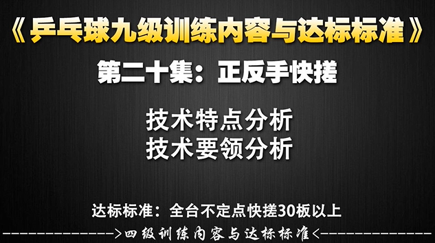 第20集：正反手快搓