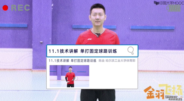11.1单打球路训练
